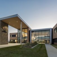 JHS at dusk