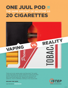 Anti-vaping poster