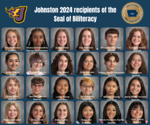 Johnston recipients of the 2024 Seal of Biliteracy (Facebook Post) 3